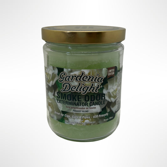 Smoke Odor Exterminator Candle - Gardenia Delight