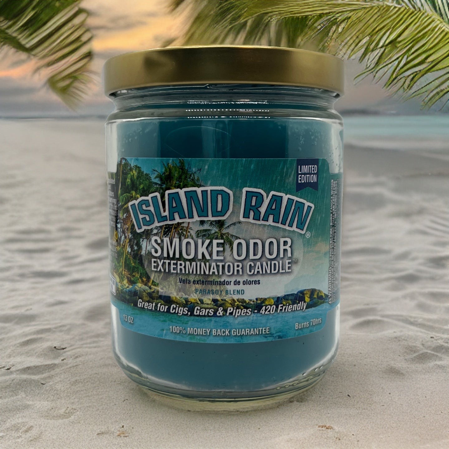 Smoke Exterminator Candle - Island Rain