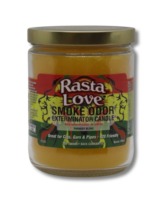 Smoke Odor Exterminator Candle Rasta Love